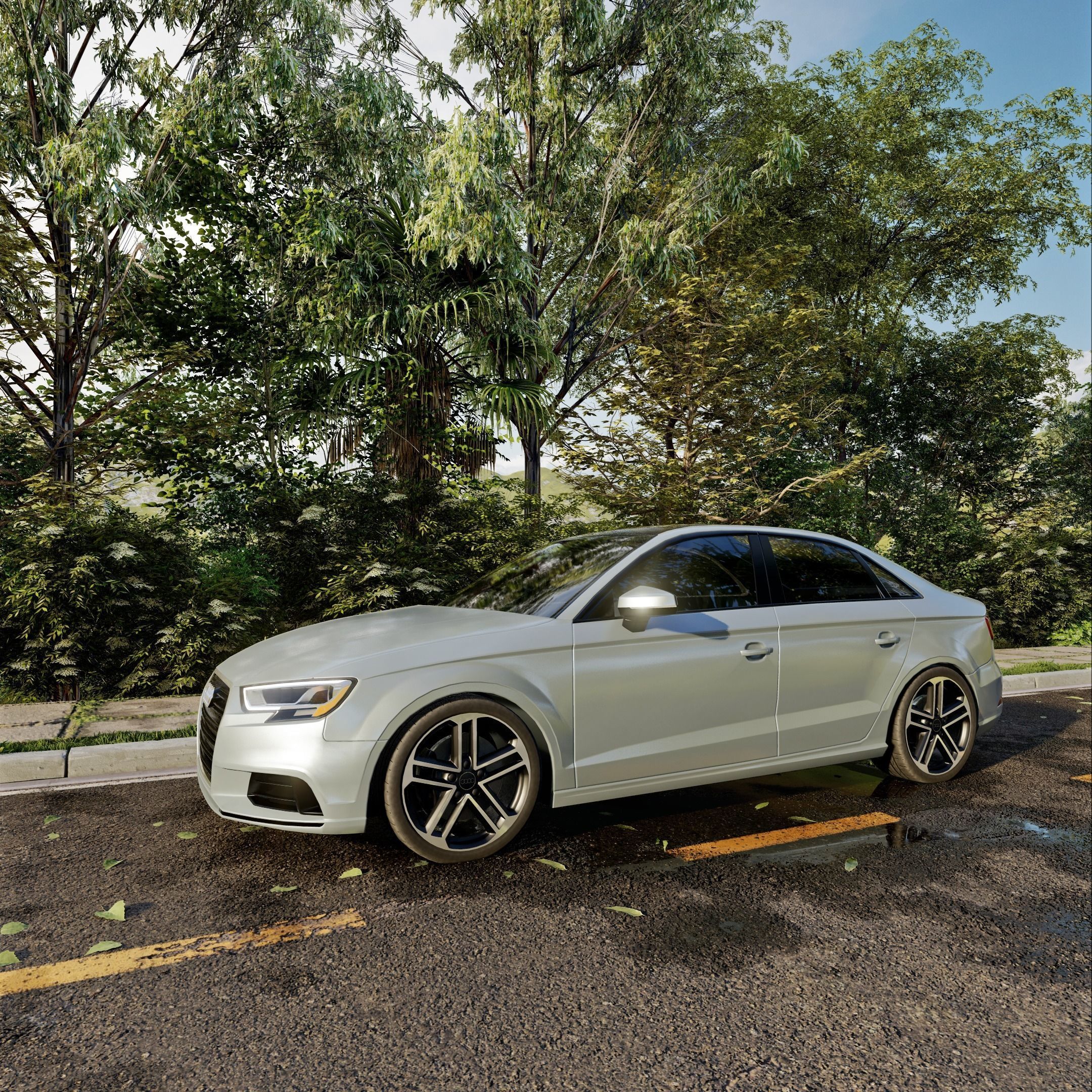 car scene in lumion 3D model 3D model_1