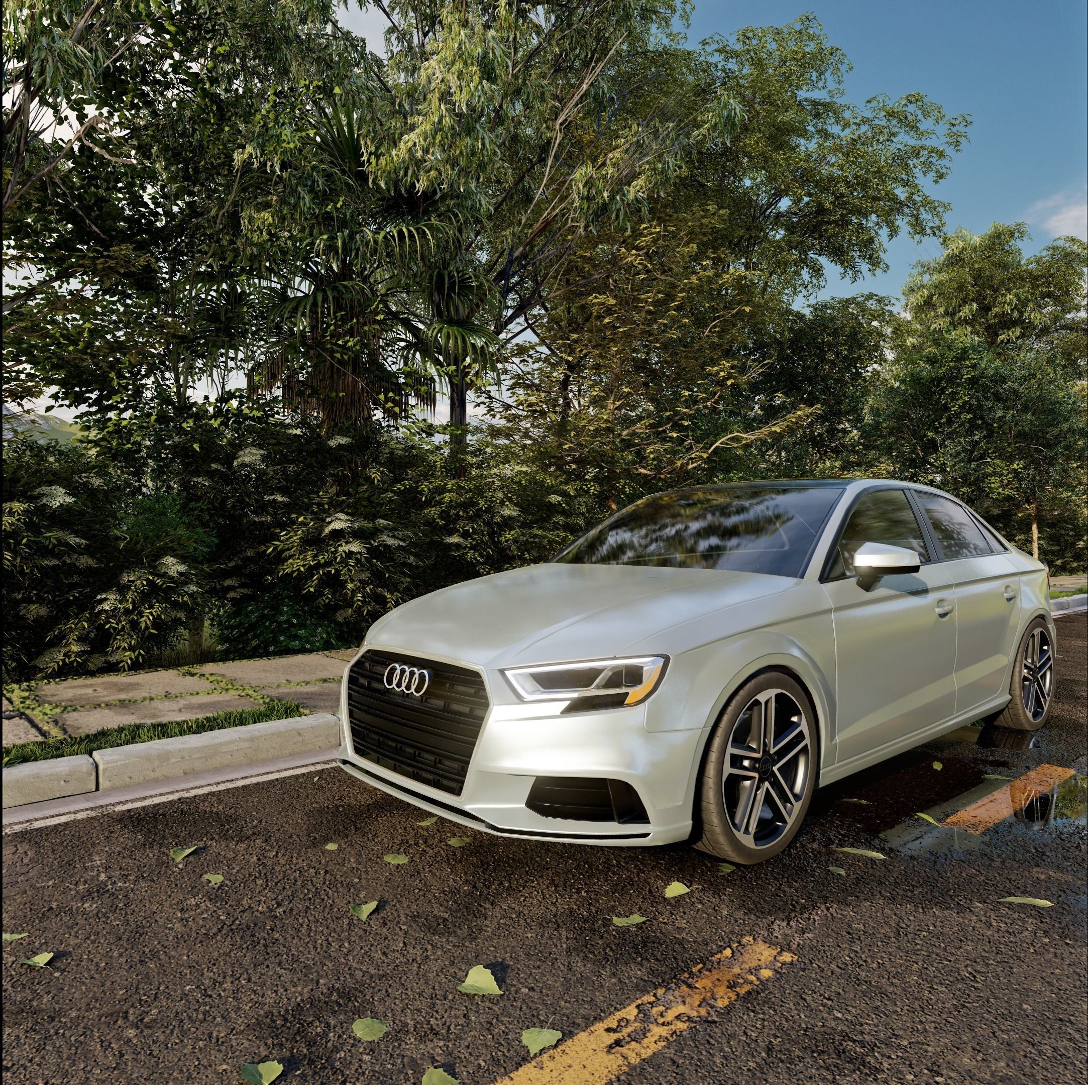 car scene in lumion 3D model 3D model_3