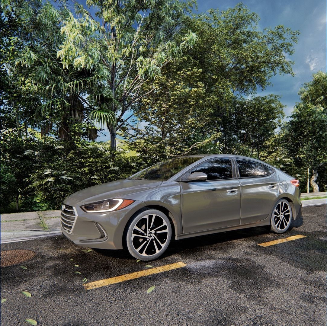 car scene in lumion 3D model 3D model_5