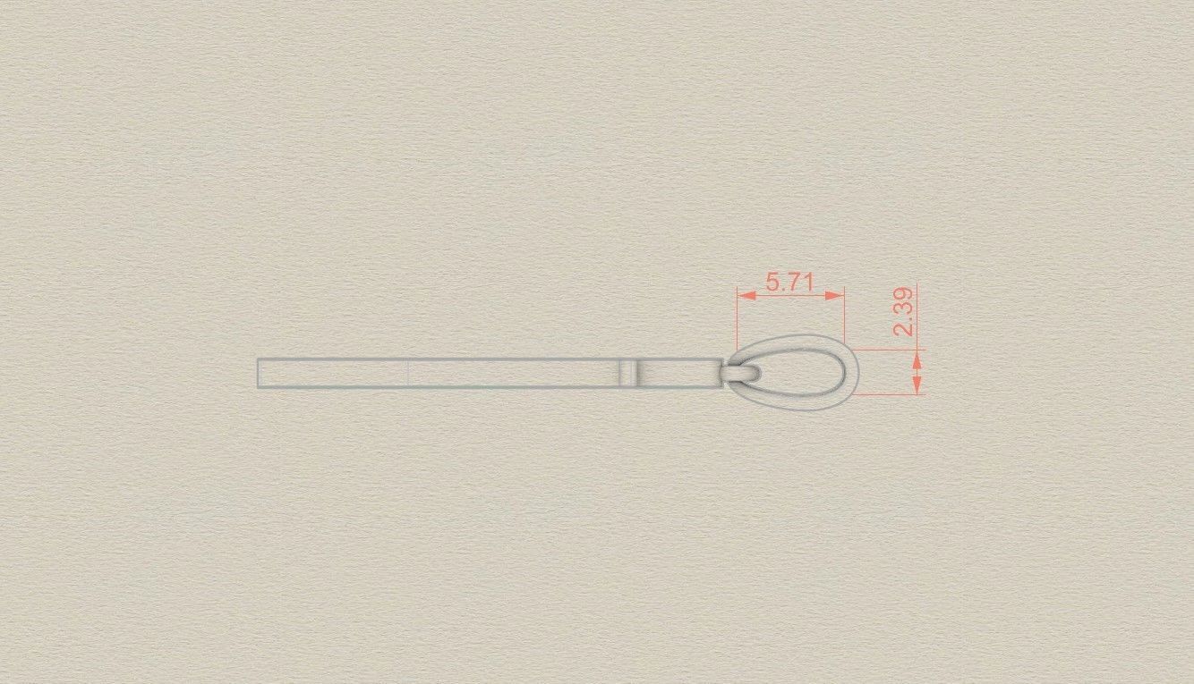 Model 856 Initial J Letter Pendant 3D print model_7