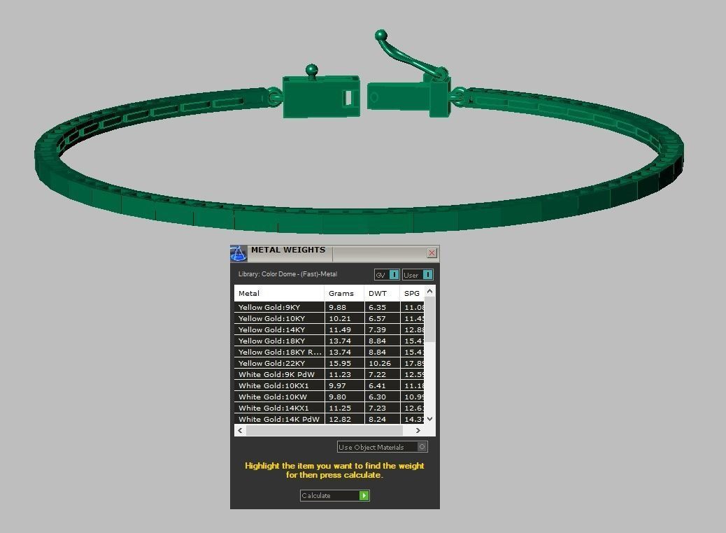 Exclusive Bracelet model 3D printable model 0021 3D print model_19