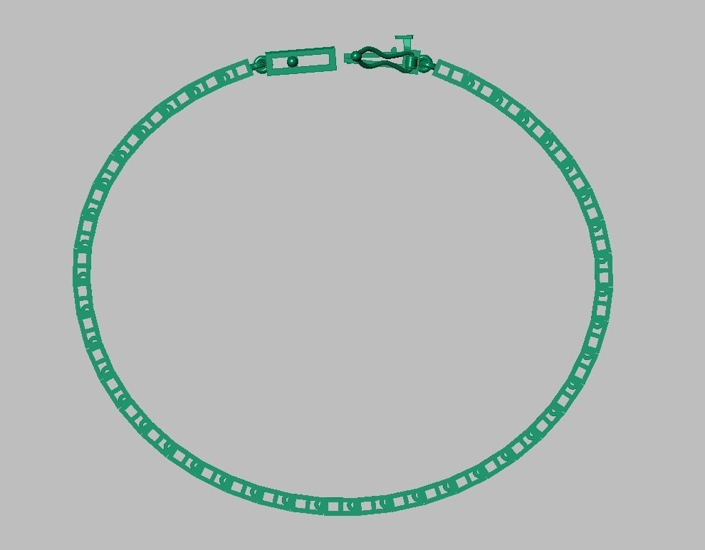 Exclusive Bracelet model 3D printable model 0021 3D print model_16