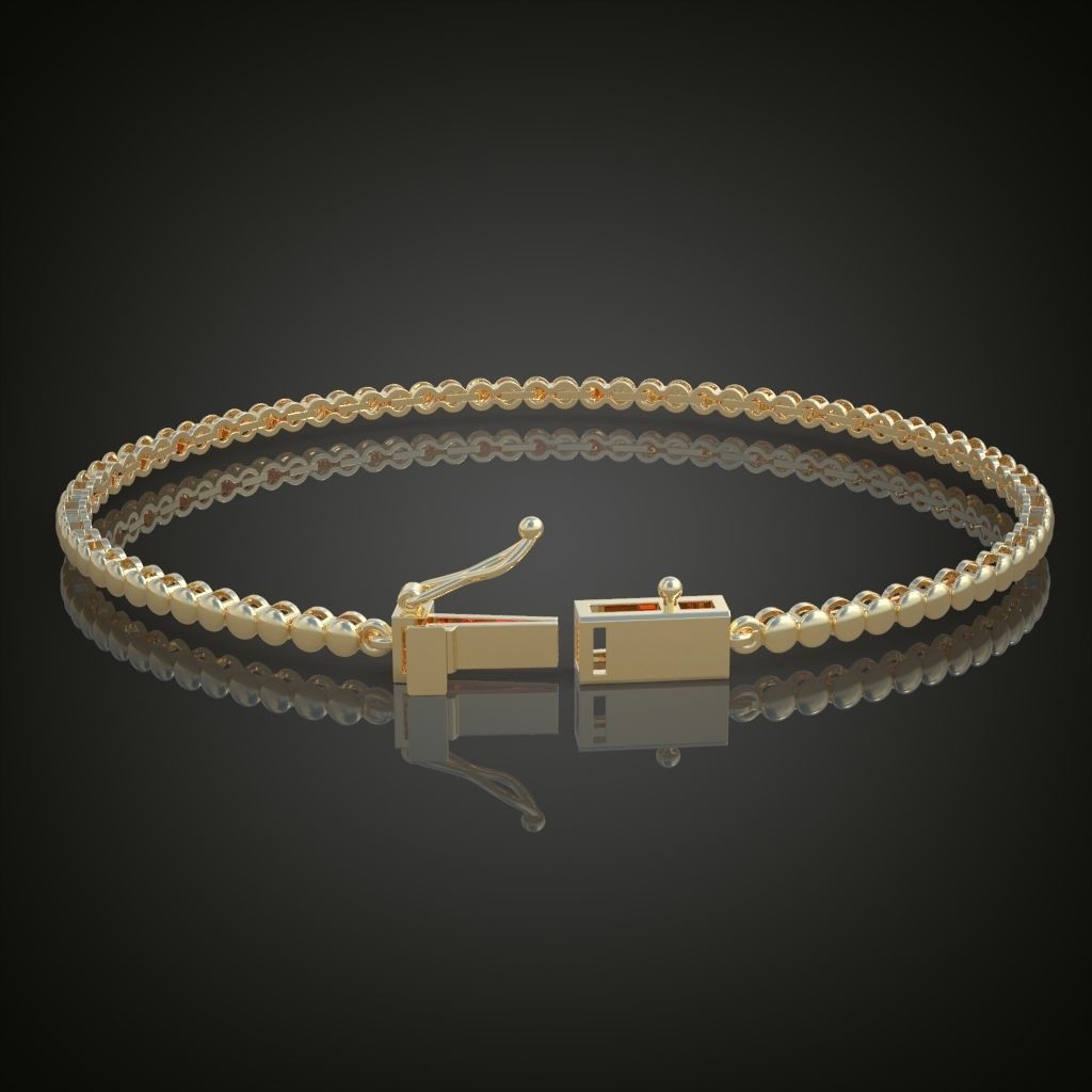 Exclusive Bracelet model 3D printable model 0022 3D print model_2