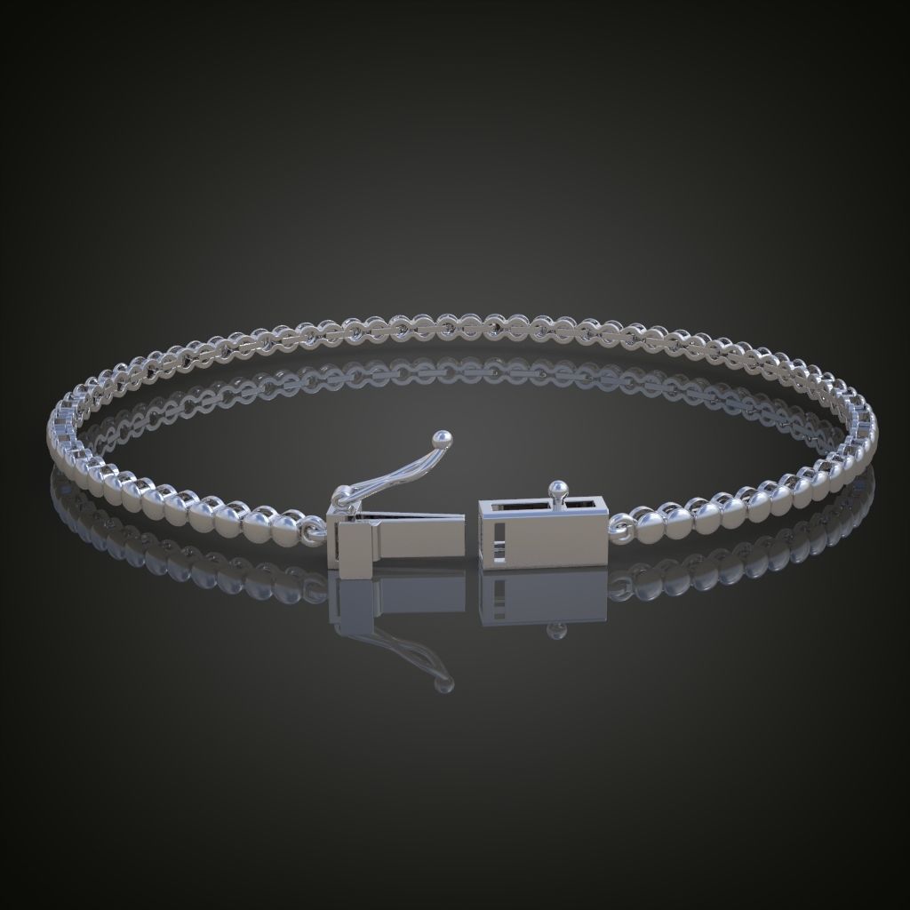 Exclusive Bracelet model 3D printable model 0022 3D print model_3