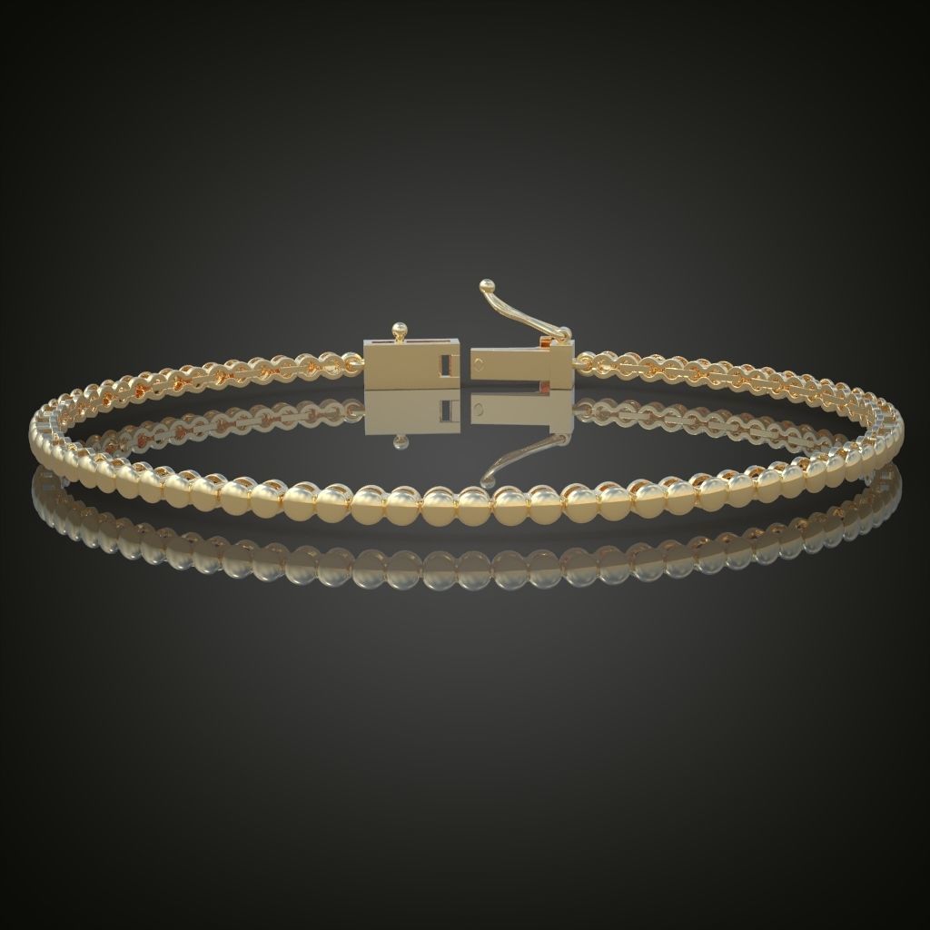 Exclusive Bracelet model 3D printable model 0022 3D print model_11