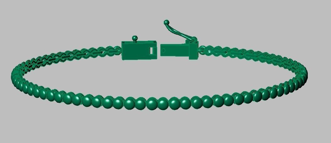 Exclusive Bracelet model 3D printable model 0022 3D print model_23