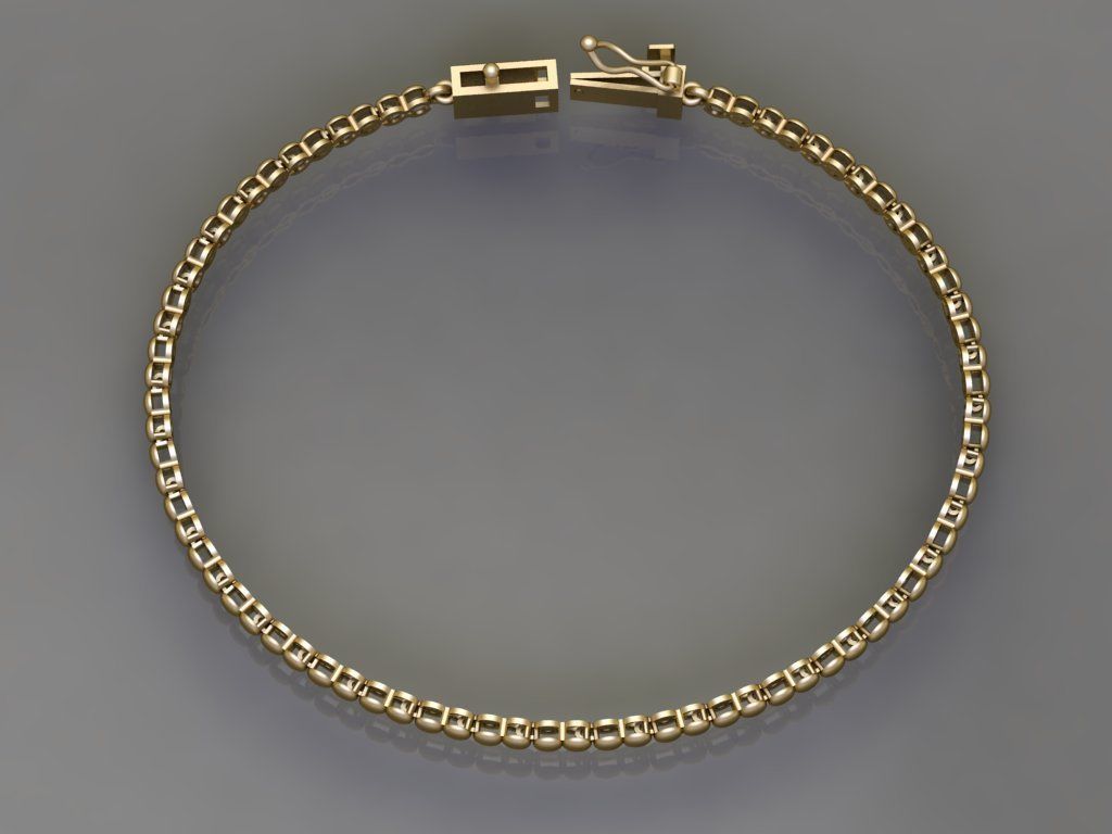 Exclusive Bracelet model 3D printable model 0022 3D print model_14