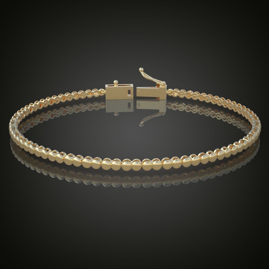 Exclusive Bracelet model 3D printable model 0022 3D print model_8