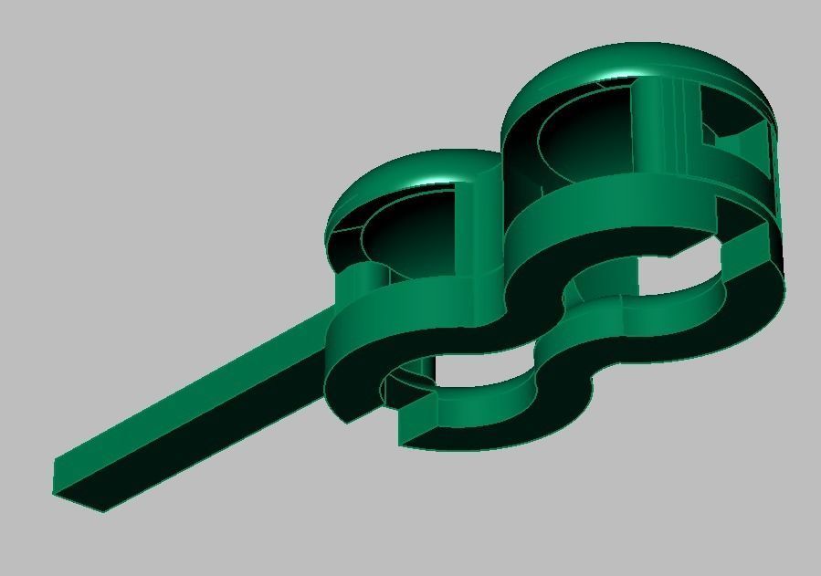 Exclusive Bracelet model 3D printable model 0022 3D print model_19