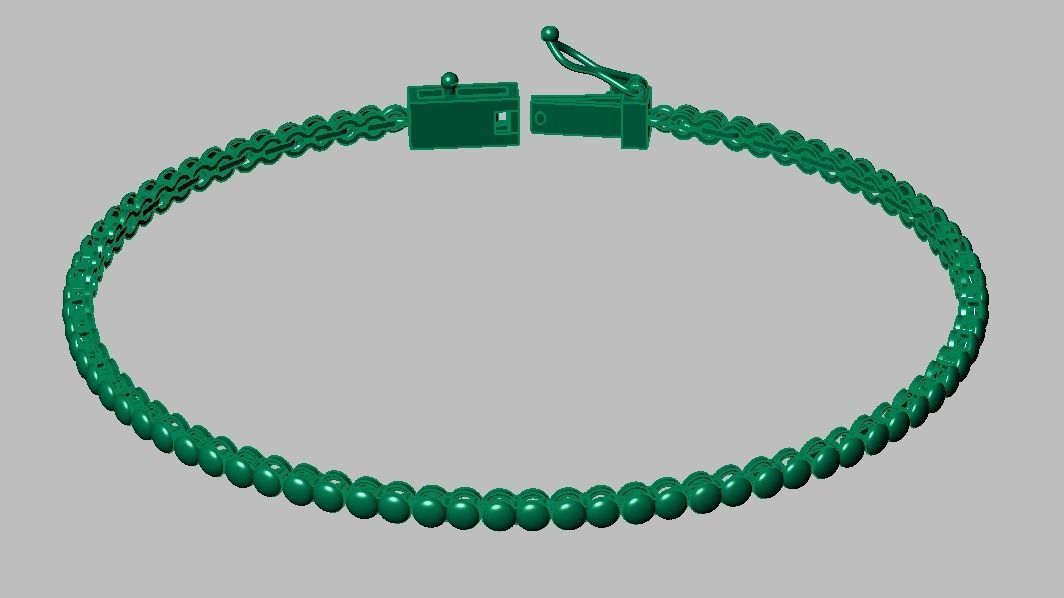Exclusive Bracelet model 3D printable model 0022 3D print model_22