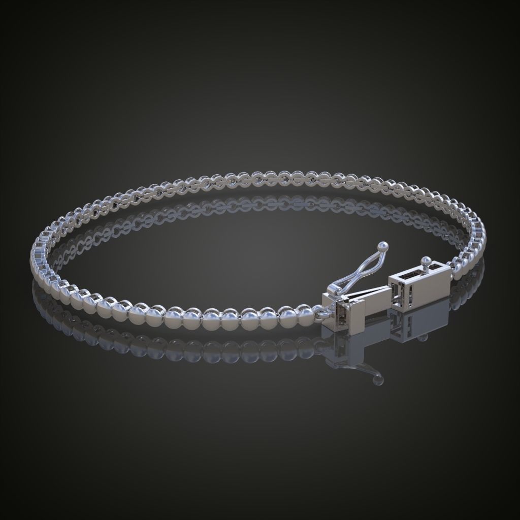Exclusive Bracelet model 3D printable model 0022 3D print model_4
