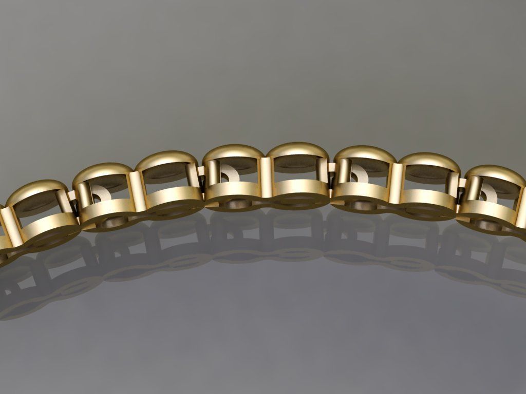 Exclusive Bracelet model 3D printable model 0022 3D print model_16