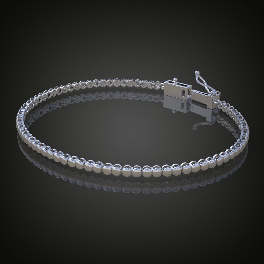 Exclusive Bracelet model 3D printable model 0022 3D print model_1