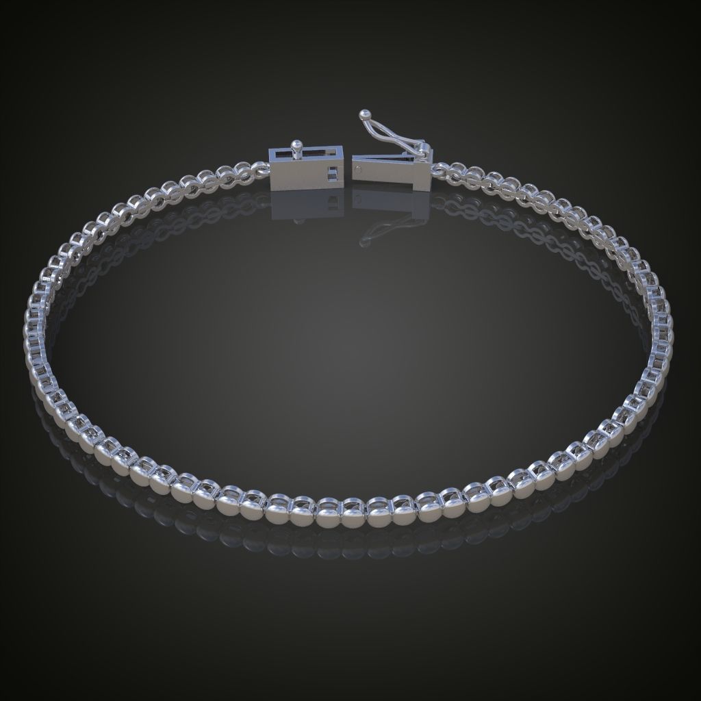 Exclusive Bracelet model 3D printable model 0022 3D print model_6