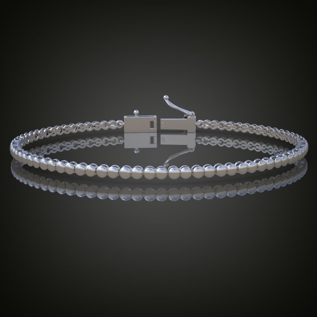 Exclusive Bracelet model 3D printable model 0022 3D print model_10