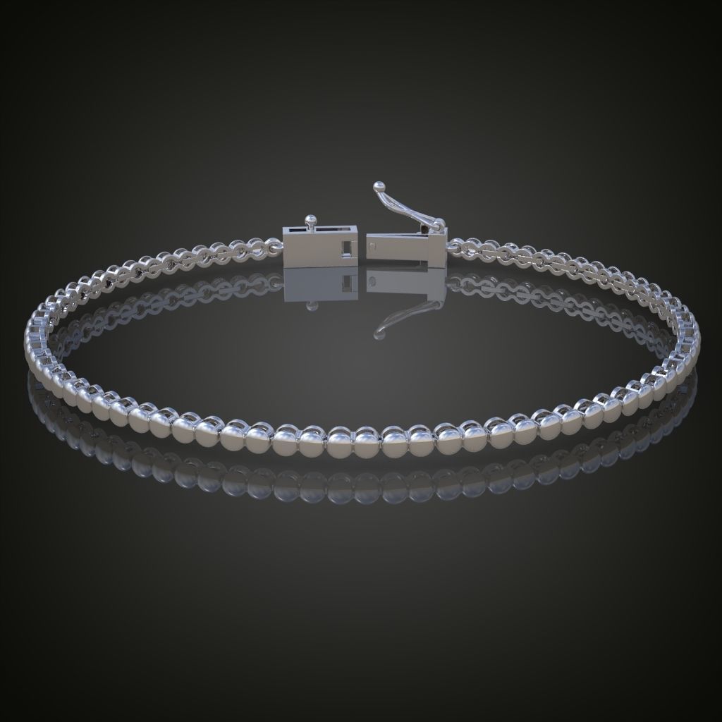 Exclusive Bracelet model 3D printable model 0022 3D print model_9