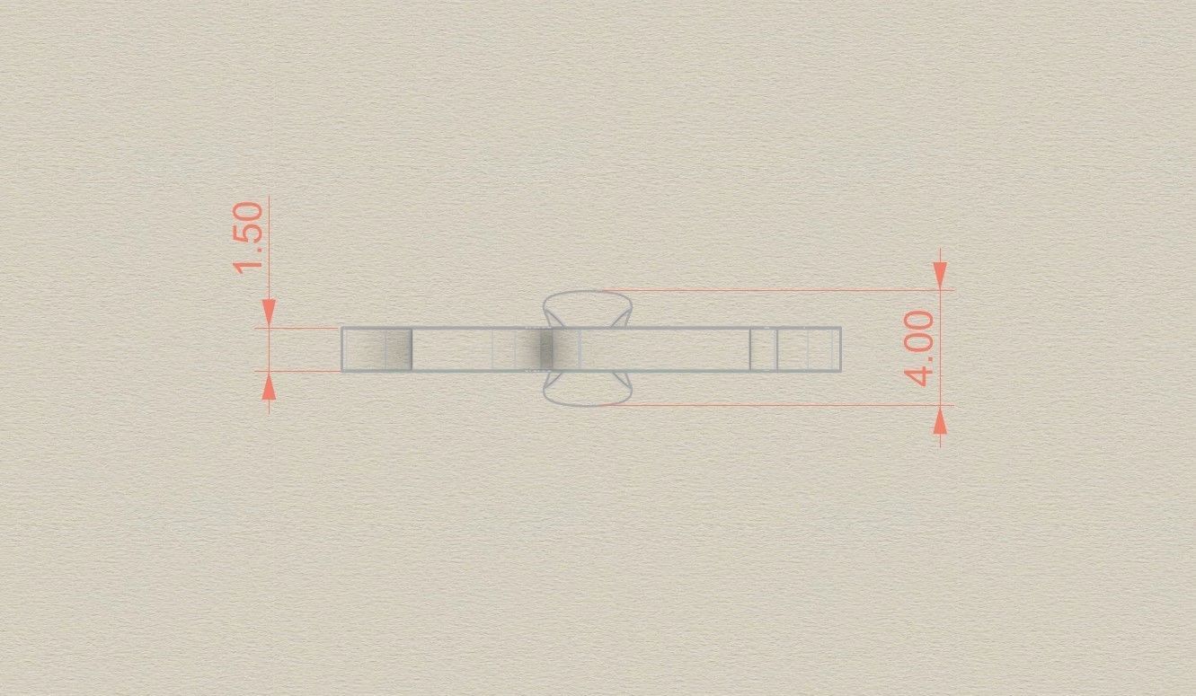 Model 862 Initial P Letter Pendant 3D print model_6