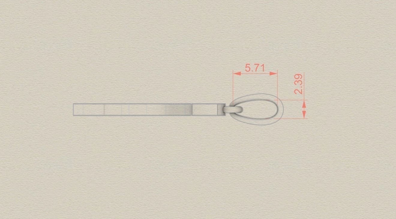 Model 864 Initial S Letter Pendant 3D print model_7