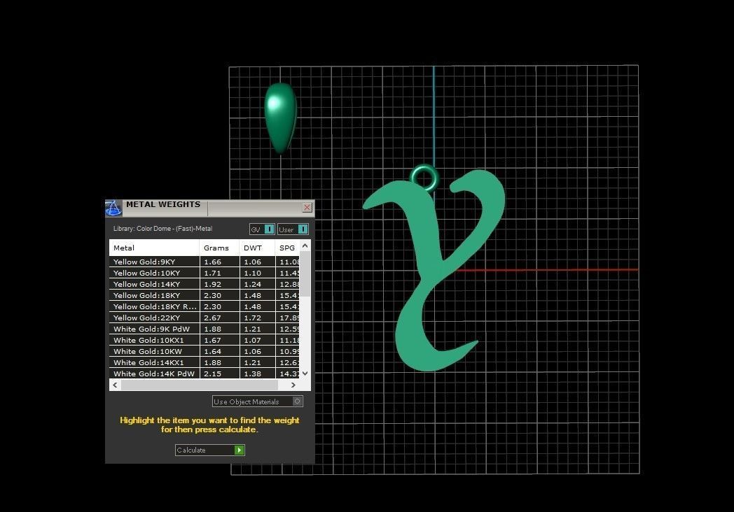 Model 868 Initial Y Letter Pendant 3D print model_10