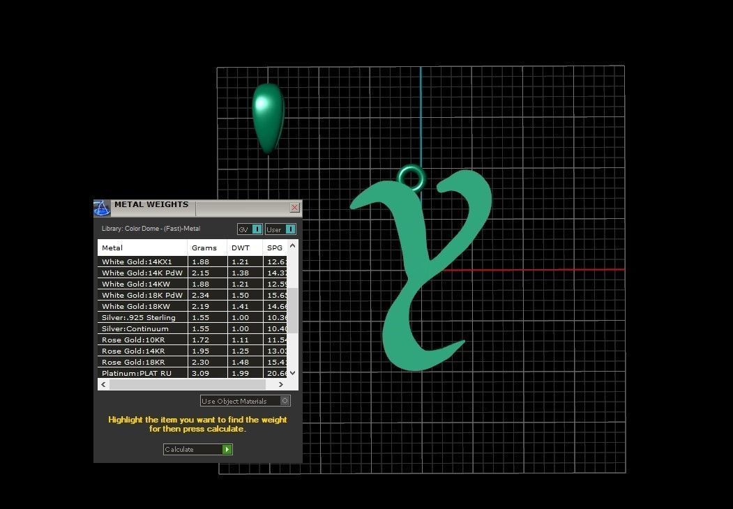 Model 868 Initial Y Letter Pendant 3D print model_11