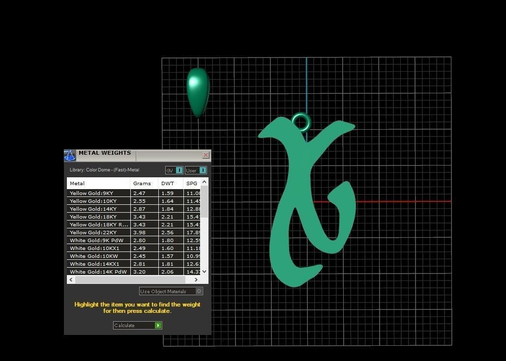 Model 871 Initial X Letter Pendant 3D print model_10
