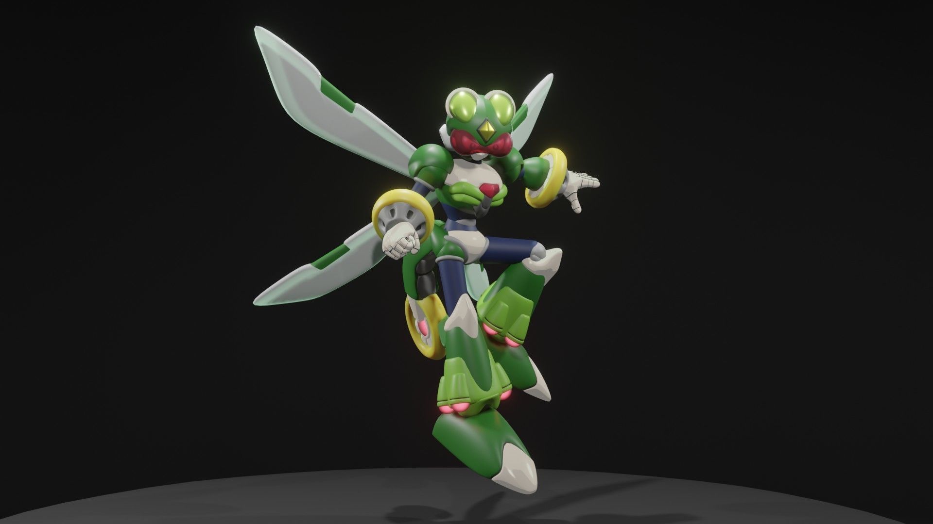 Commander Yammark 3D model_2