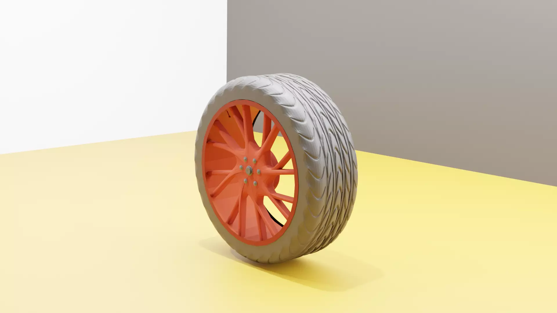 CAR WHEEL Free 3D model_0