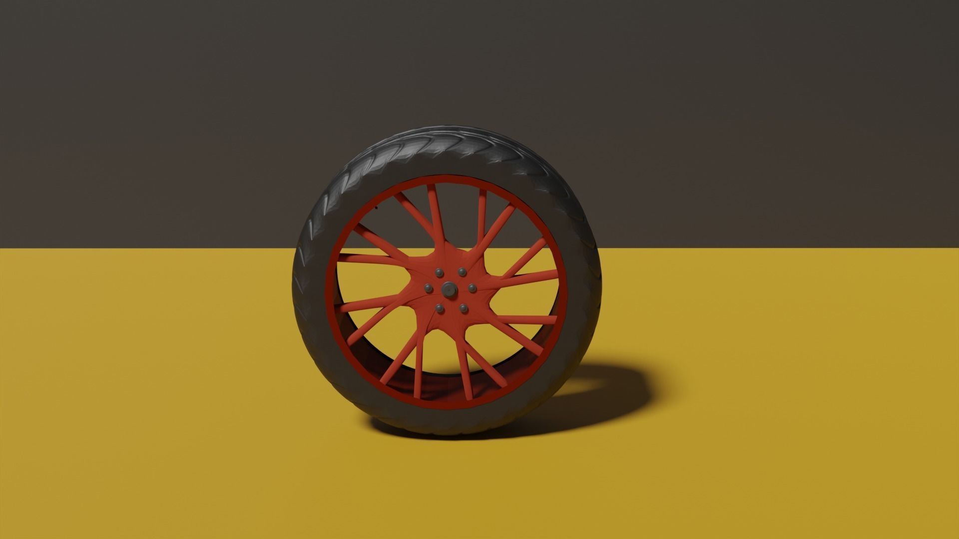 CAR WHEEL Free 3D model_1