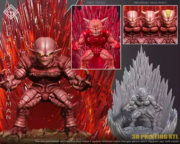 Super Saibaiman 3D print model