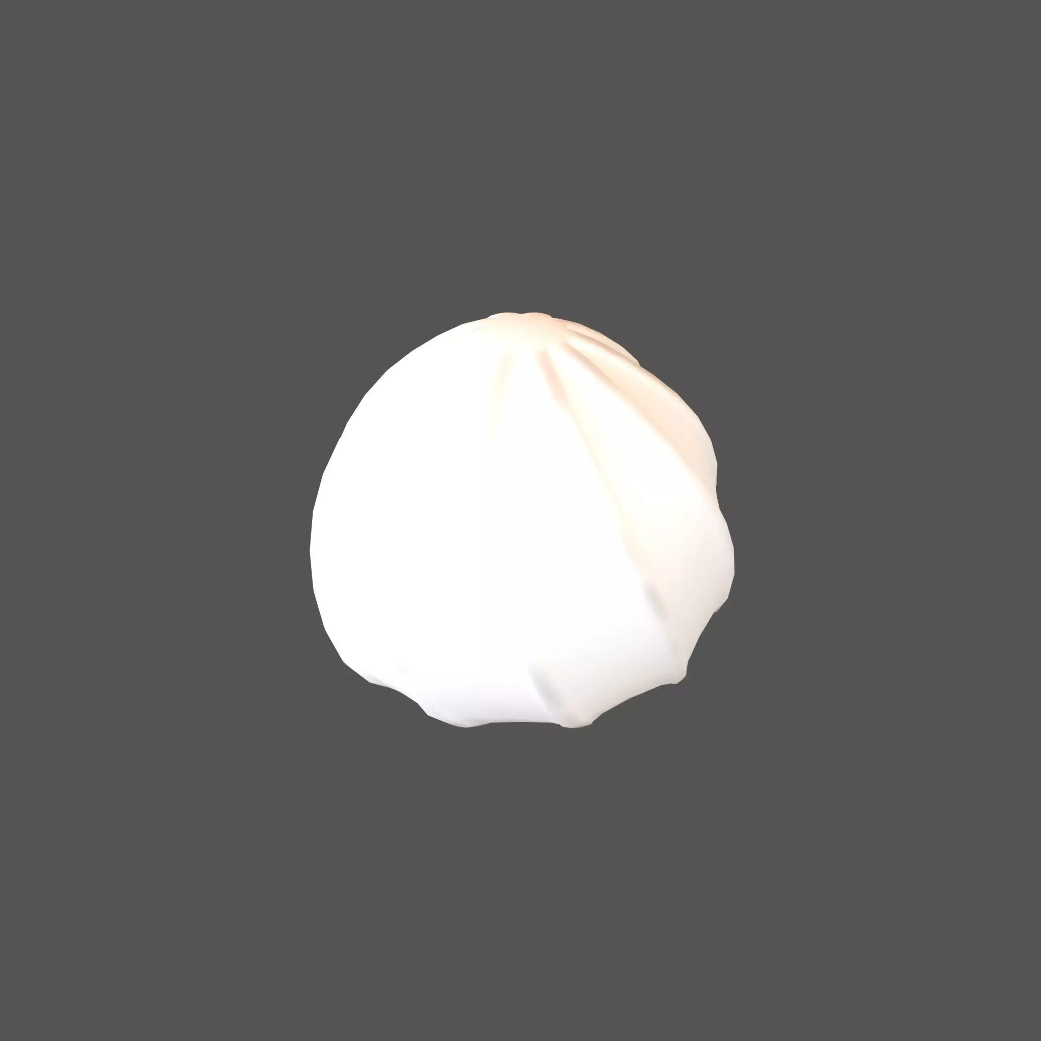 Cream v1 001 Low-poly 3D model