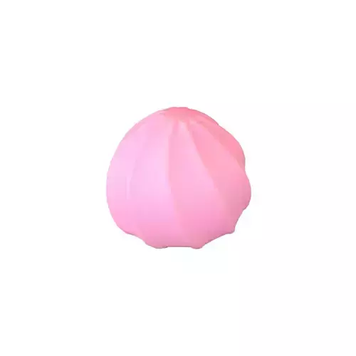 Cream v1 003 Low-poly 3D model
