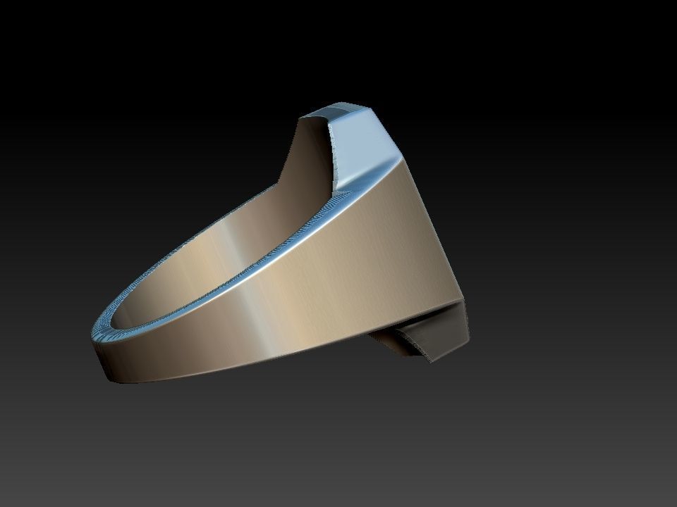 Yahweh YHWH Jave Ring 3D print model_7
