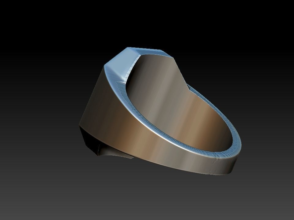 Yahweh YHWH Jave Ring 3D print model_10