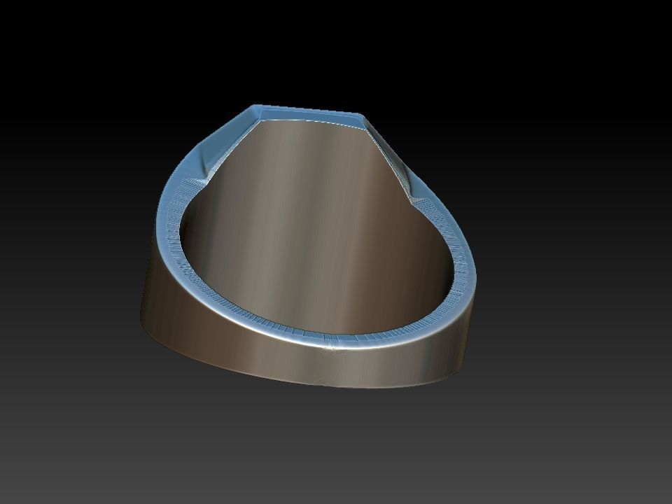 Yahweh YHWH Jave Ring 3D print model_9