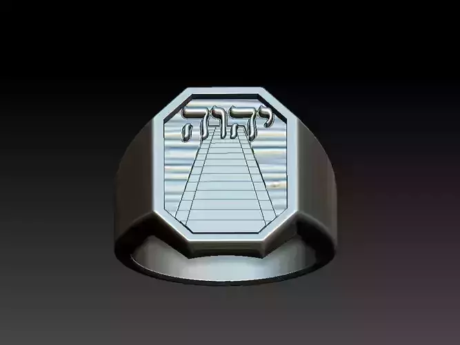 Yahweh YHWH Jave Ring 3D print model