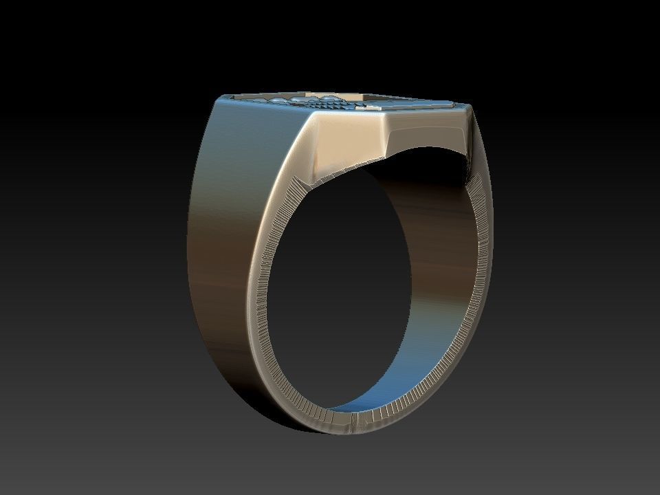 Yahweh YHWH Jave Ring 3D print model_22