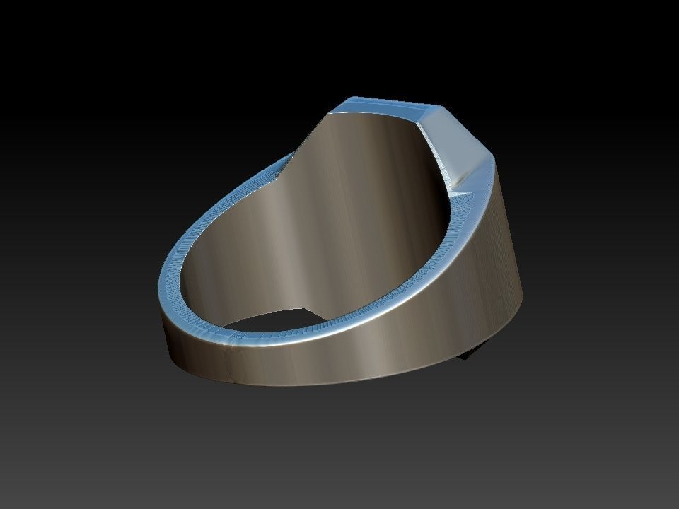 Yahweh YHWH Jave Ring 3D print model_8