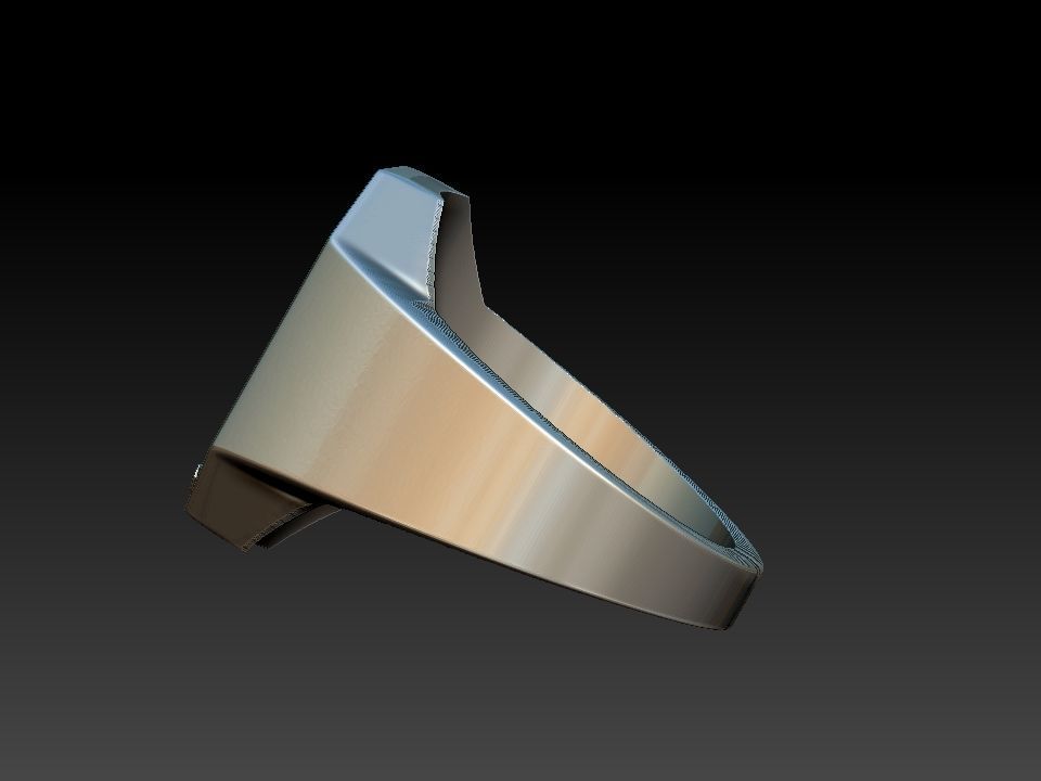 Yahweh YHWH Jave Ring 3D print model_11