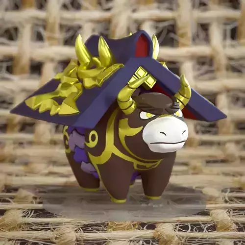 Ushi Genshin Impact 3D print model