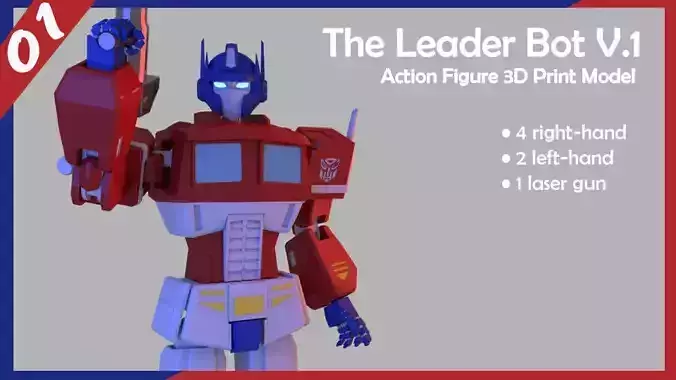 Optimus Prime G1  Action Figure  Free 3D print model