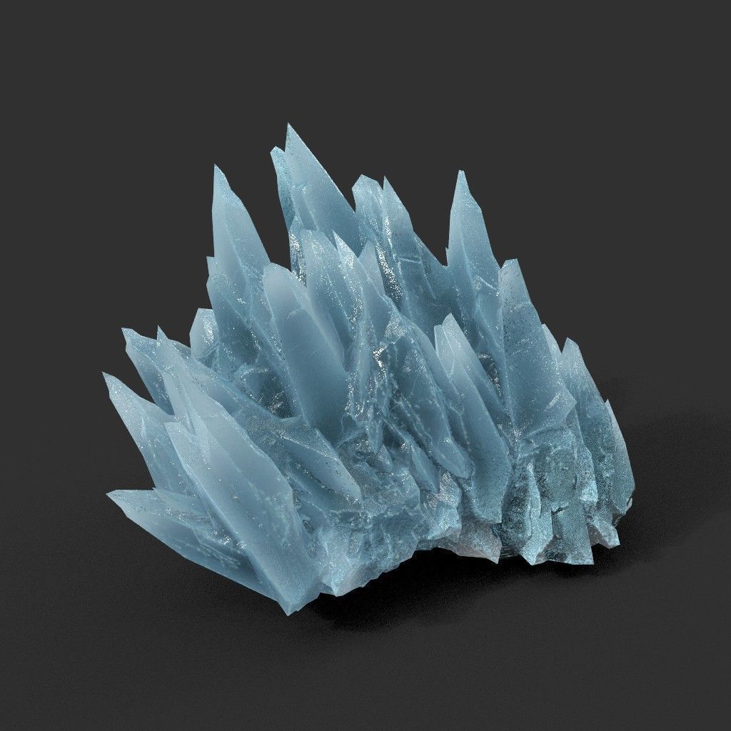 Scifi Spiky Ice 220626 - Ultra HD 16K Textures Low-poly 3D model_9