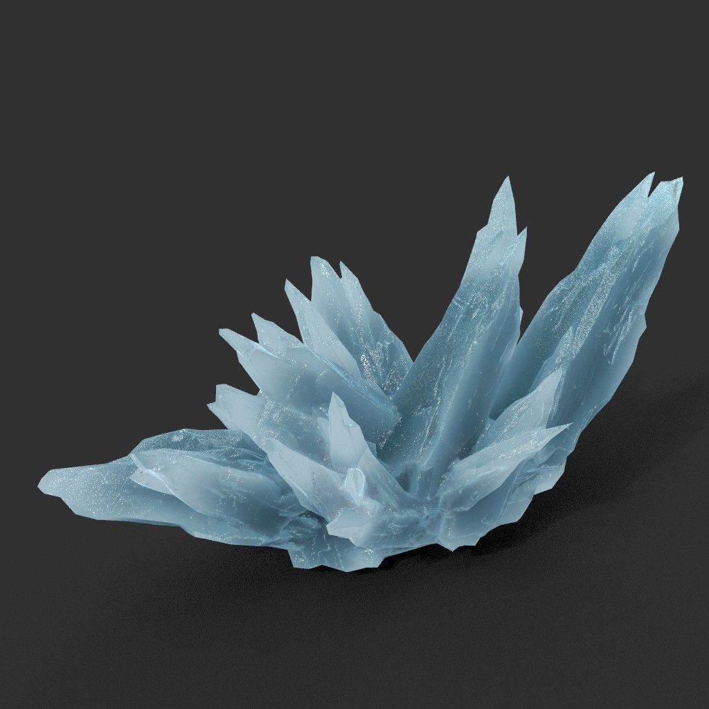 Scifi Spiky Ice 220626 - Ultra HD 16K Textures Low-poly 3D model_5