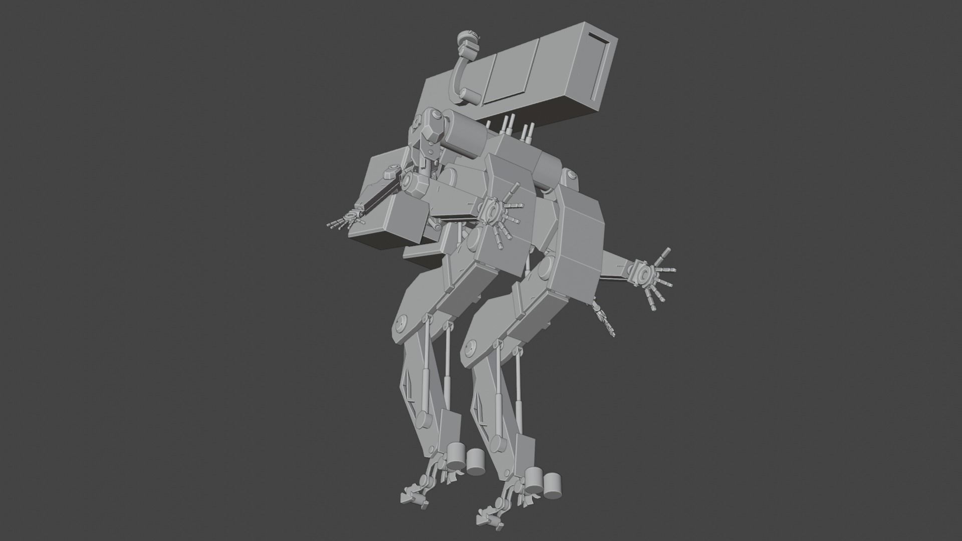 Scout Mech 3D model_4