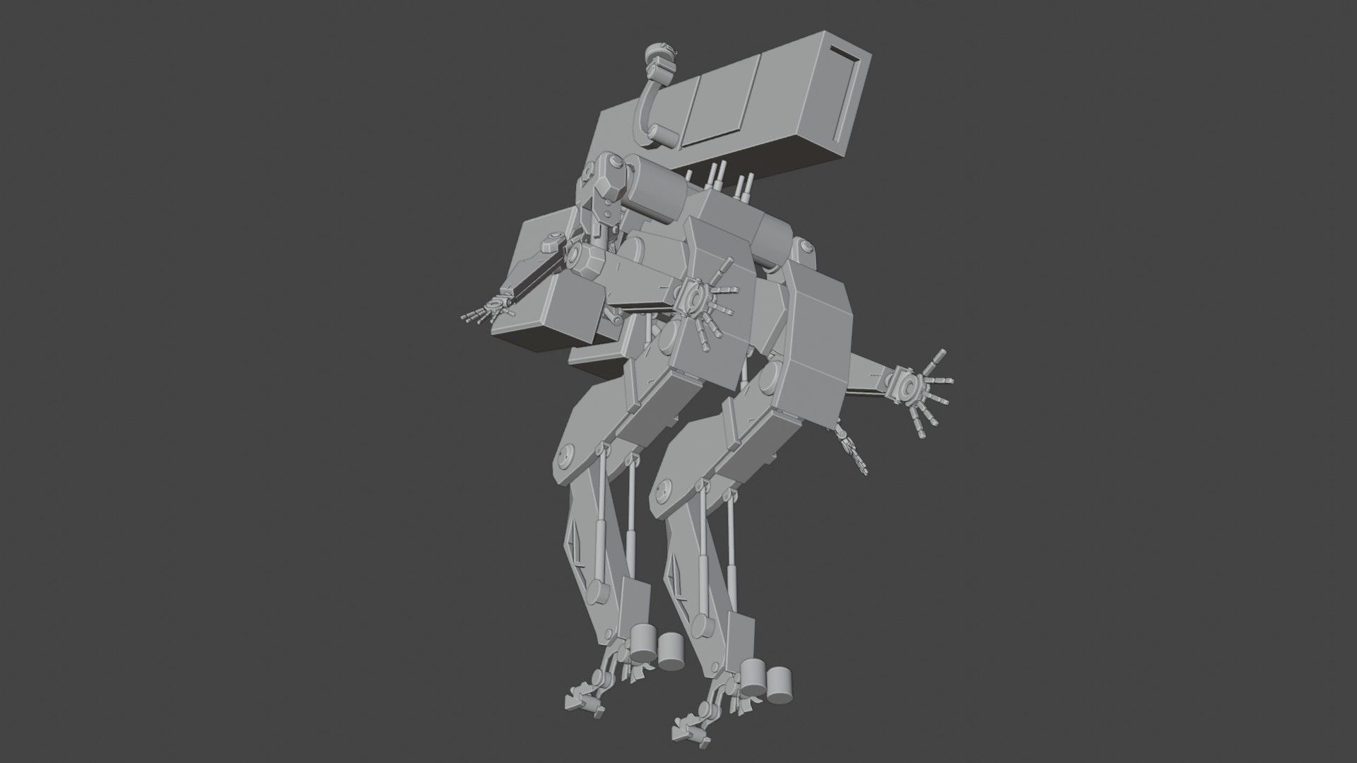 Scout Mech 3D model_3