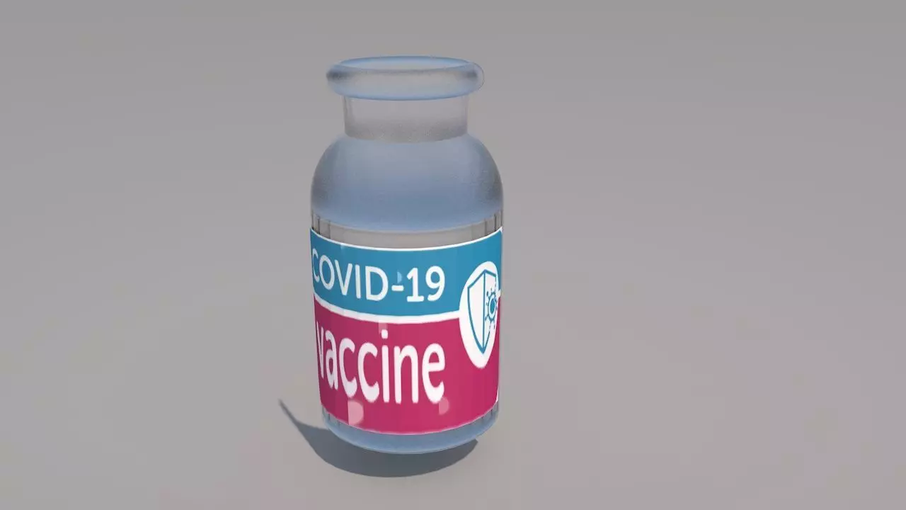 Covid Vacin 3D model_0