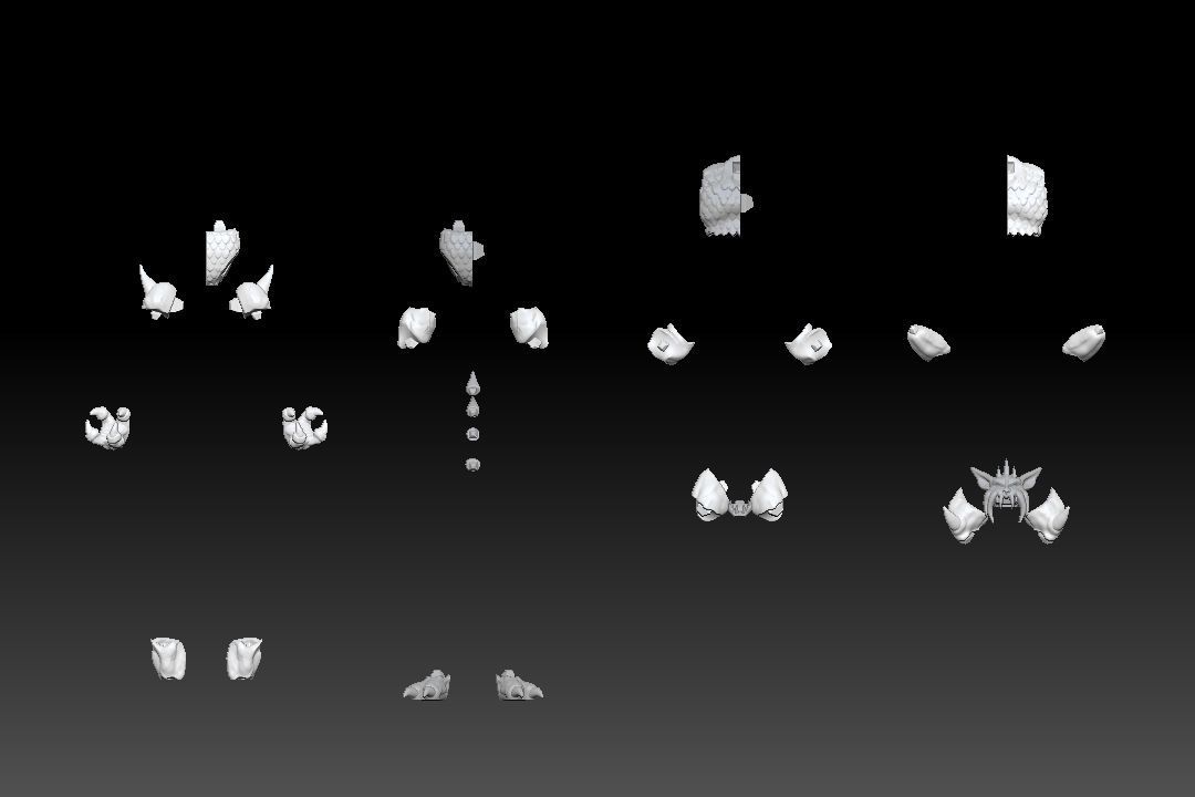 metlar inhumanoids 3D model for printing 3D print model_7