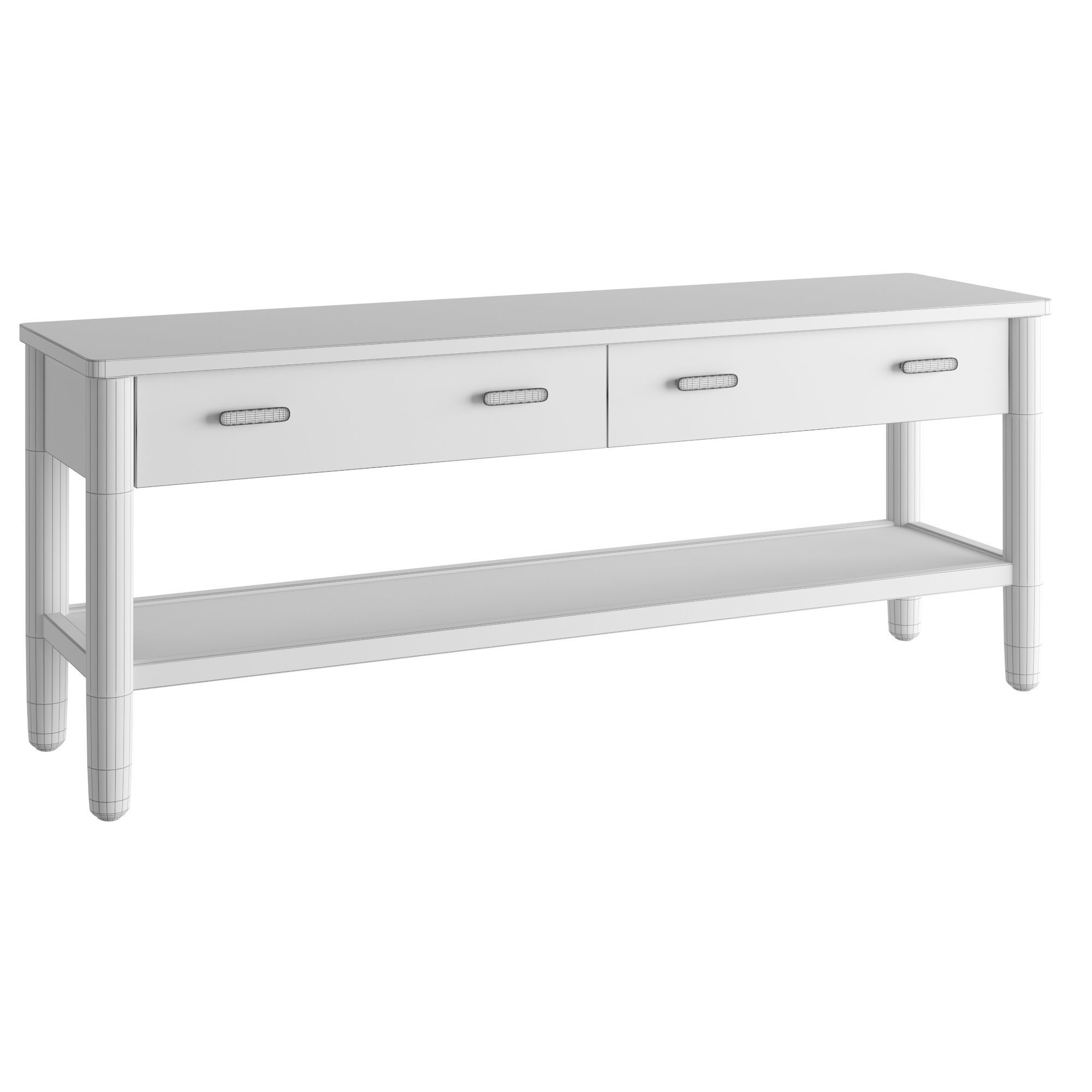 Hargrove Console 60 3D model_2
