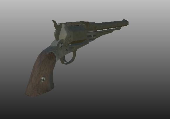 44 Magnum 3d 3D model_2