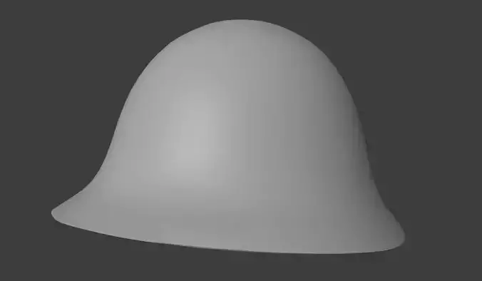 Chinese GK80A Helmet Low-poly 3D model