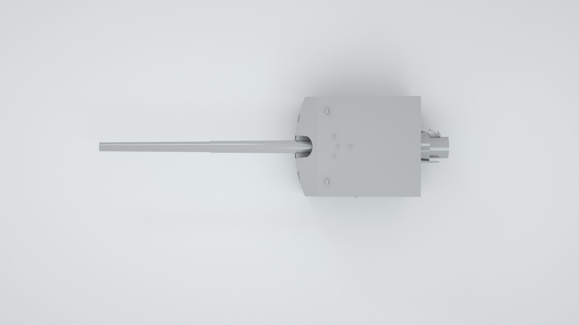 Bofors 15cm 150mm 50 Mk6 Naval Gun and Artillery 3D model_15